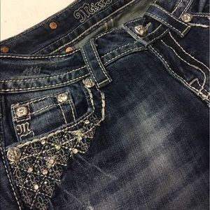 Beautiful Miss Me Cuffed Capri Jeans